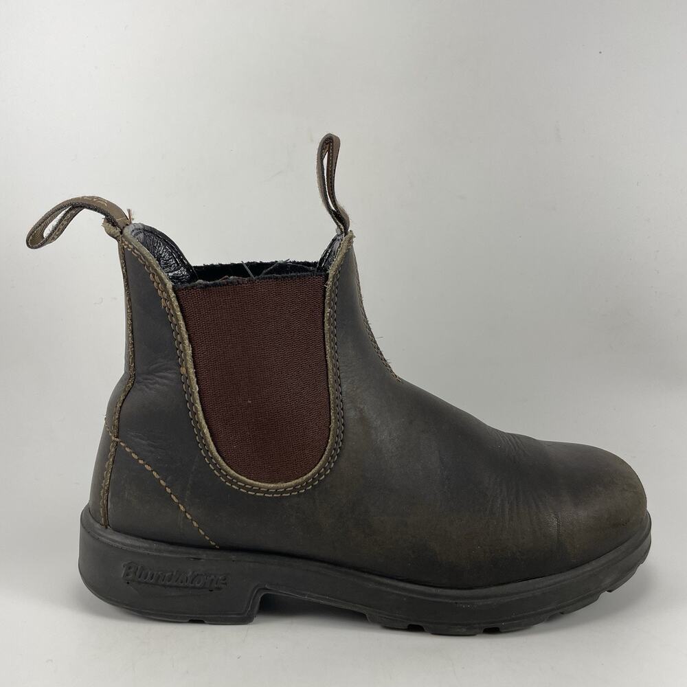 Blundstone 500 Chelsea Boots Womens AU 4, US 7 Stout Brown Leather Ankle Pull On